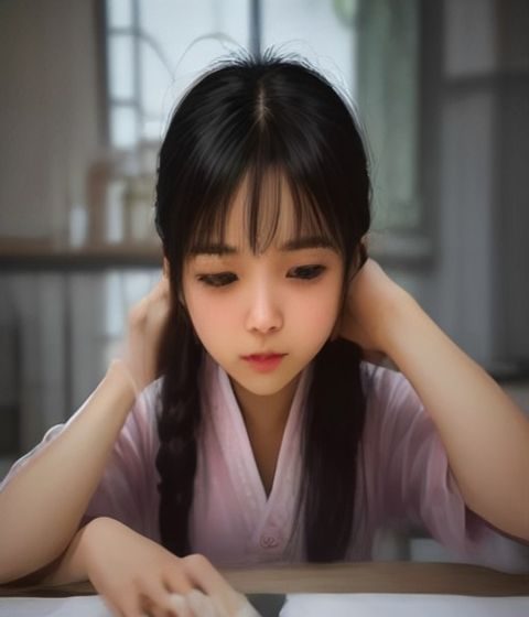 家长和孩子一起用彩色粘土制作小马宝莉手工，桌上摆放着各色粘土和参考图，温馨的家庭手工时光